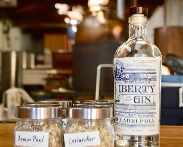 W.P.Palmer Distilling company's award winning Liberty Gin