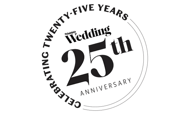 Philadelphia wedding magazine's 25th anniversary banner