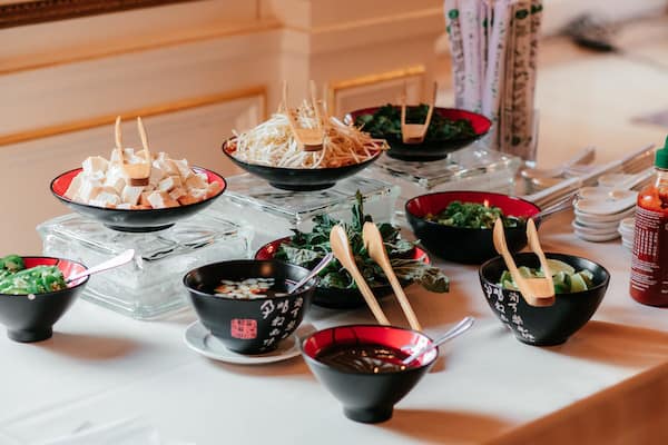 Noodle House Bar at a Cairnwood Estate wedding