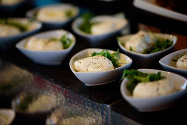 hors d' oeuvres display during a Philadelphia wedding at the Please Touch Museum