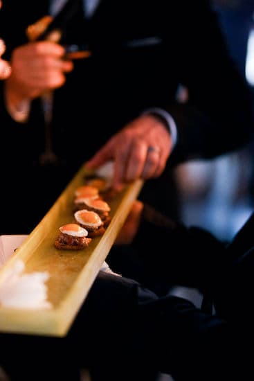 hors d' oeuvres display during a Philadelphia wedding at the Please Touch Museum