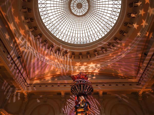 145 year old dome in Hamilton Hall at a Please Touch Museum wedding