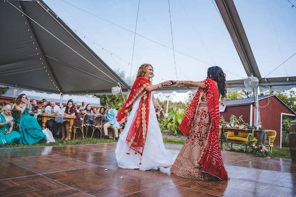 two brides during their first dance