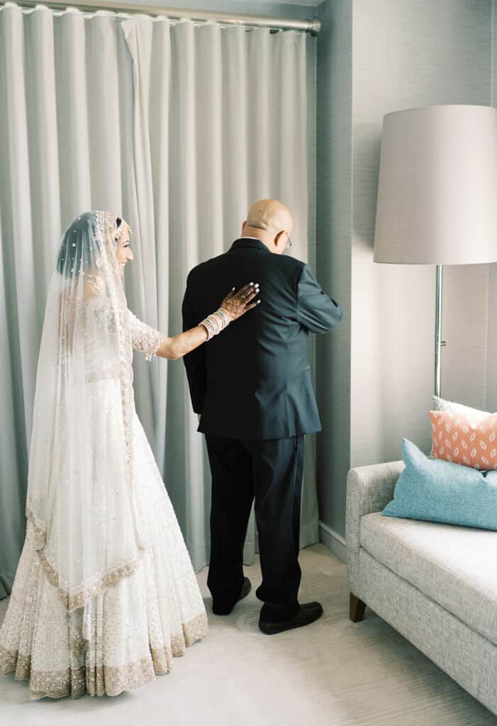 bride and her father