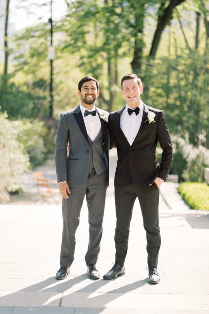 groom and groomsmen