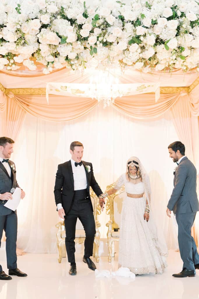 Multicultural wedding ceremony at The Franklin Institute in Philadelphia