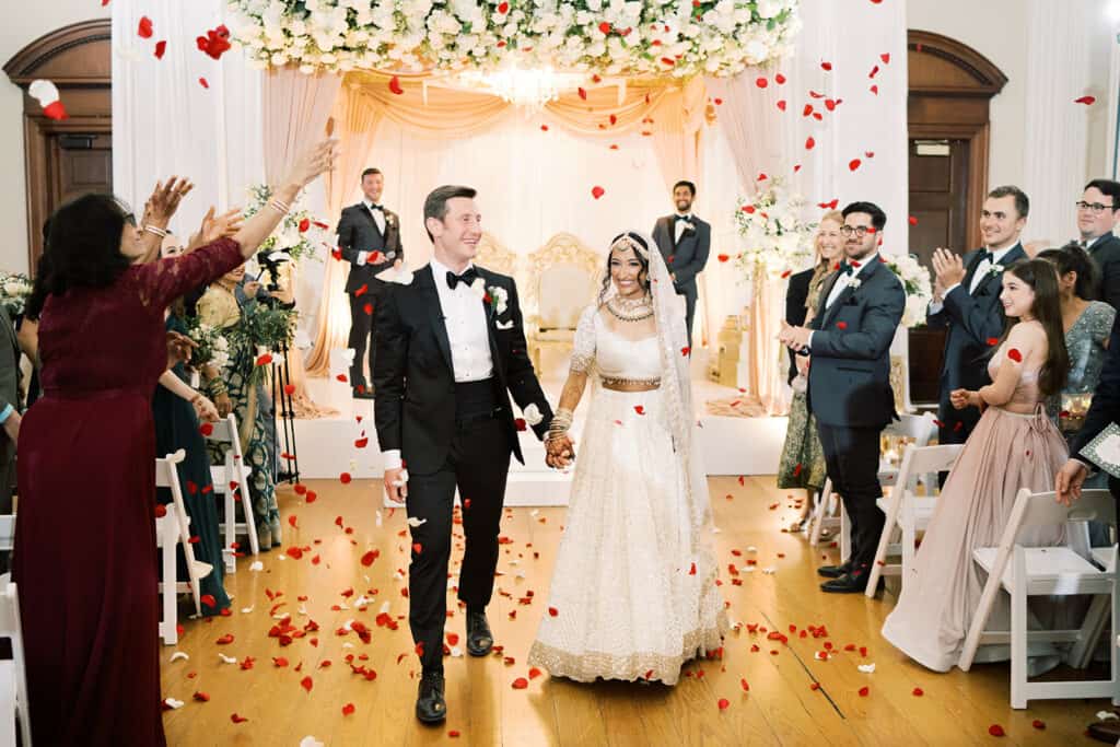 Multicultural wedding ceremony at The Franklin Institute in Philadelphia