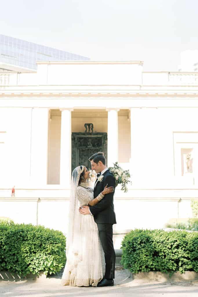 Exterior of the Rodin Museum wedding venue