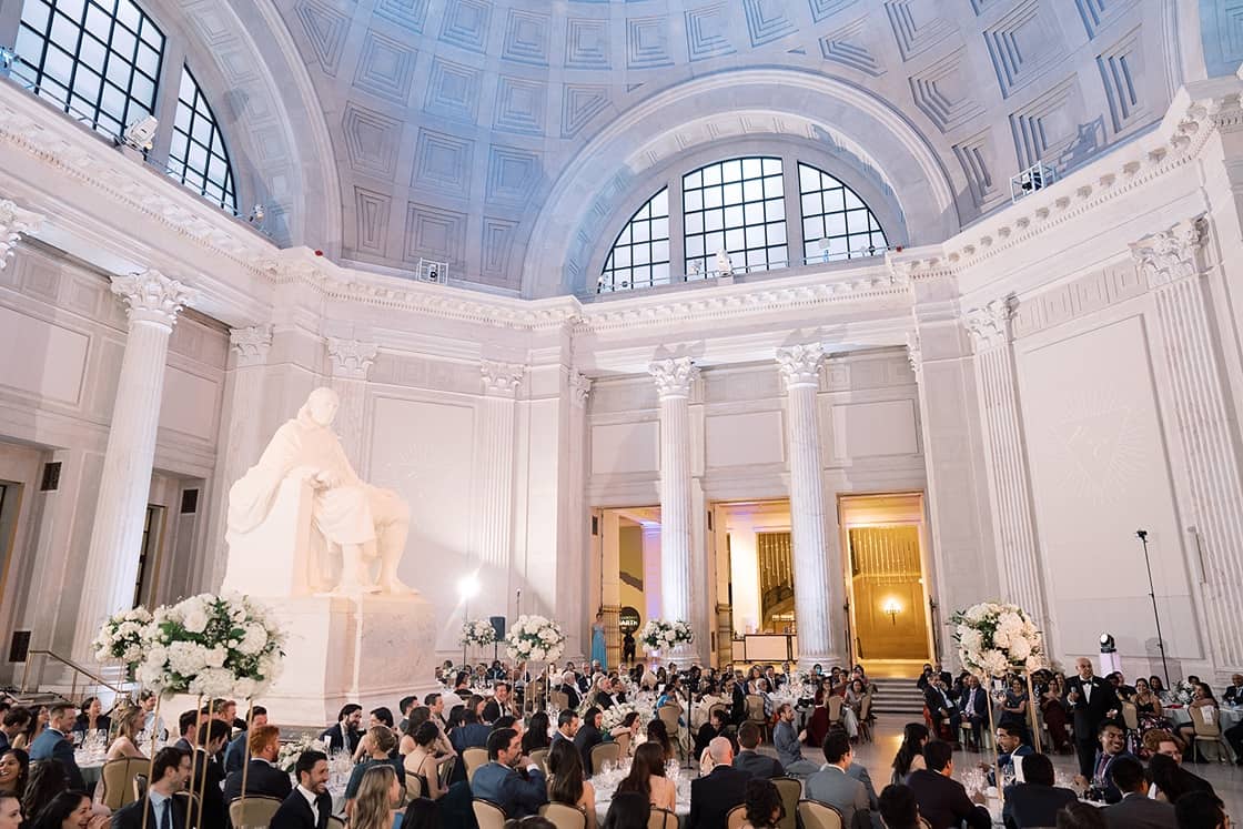 the Franklin institute wedding